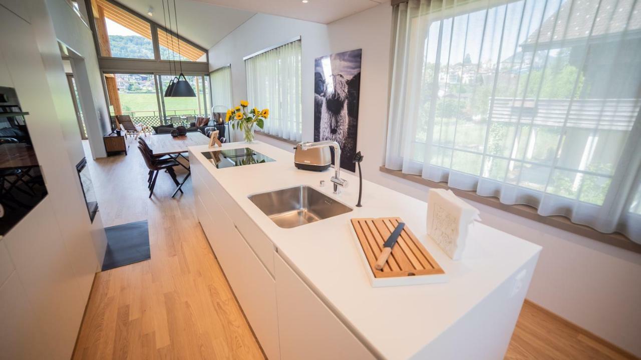 Seaside-Lodge, Top Apartment Spiez Eksteriør billede